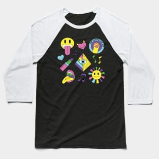 Musical notes and various symbole Baseball T-Shirt